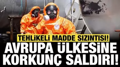 Avrupa'yı korkutan olay! Kritik altyapı tesisi vuruldu: Tehlikeli madde sızıntısı...
