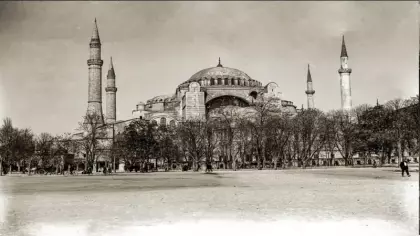 Ayasofya'nın ilk kez günyüzüne çıkan kareleri