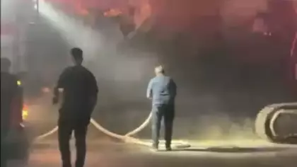 Ayvalık'ta fıstık çamı arazisinde çıkan yangın ormana sıçradı