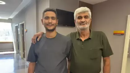 Babasından aldığı böbrekle hayata yeniden doğdu