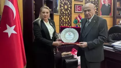 Bahçeli, Bilge Gürs ile görüştü