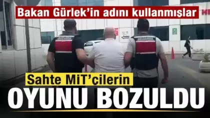 Bakan Akın Gürlek'in adını kullanmışlar! Sahte MİT'çilerin oyunu bozuldu