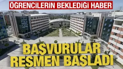 Bakan Bak duyurdu: Yükseköğrenim öğrencileri için yurt başvuruları başladı