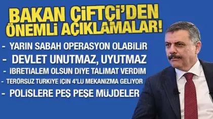 Bakan Çiftçi: 