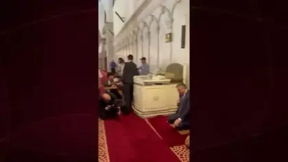 Bakan Çiftçi'den Emevi Camii'nde Kur'an-ı Kerim tilaveti