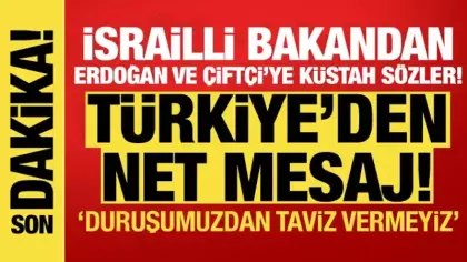 Bakan Çiftçi'den İsrailli Bakan'ın 'Küdüs' sözlerine sert tepki! 'Taviz vermeyiz'