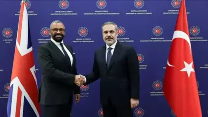 Bakan Fidan, Birleşik Krallık Dışişleri Bakanı Miliband ile görüştü