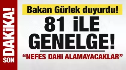 Bakan Gürlek duyurdu! 81 ile organize suç örgütleriyle mücadele genelgesi