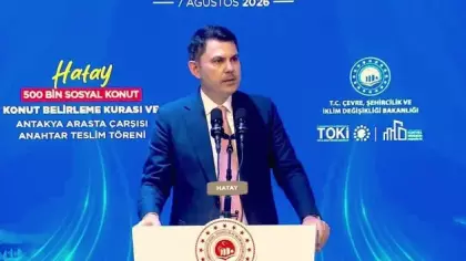 Bakan Kurum Hatay'dan duyurdu: Türkiye prangalarından kurtulacak