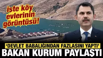 Bakan Kurum paylaştı: Devlet babalığından fazlasını yaptı
