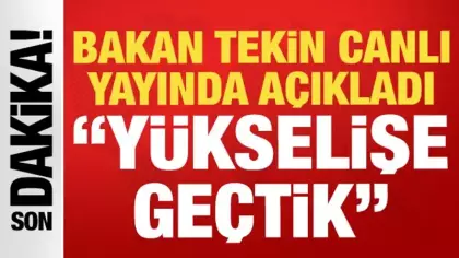 Bakan Tekin'den PISA sonuçları açıklaması: 2015 itibariyle istikrarlı yükselişe geçtik