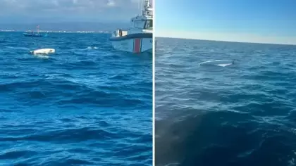 Balık avlamaya gittiler dron yakaladılar!