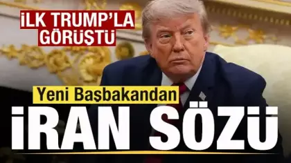 Başbakan seçildi ilk Trump'la görüştü! İran sözü