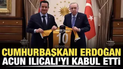 Başkan Erdoğan, Acun Ilıcalı'yı kabul etti