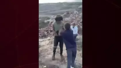 Batı Şeria'da Filistinli kahraman çocuk Siyonist'lere kafa tuttu