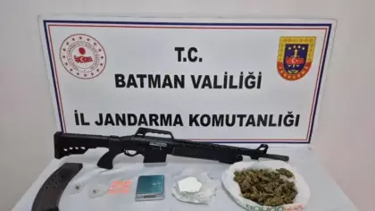Batman’da jandarmadan eş zamanlı uyuşturucu operasyonu!