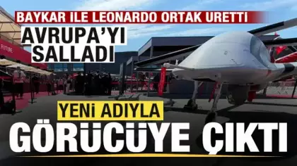 Baykar ile Leonardo, ortak üretim İHA'sını yeni adıyla görücüye çıkarttı