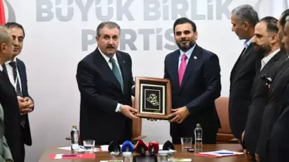 BBP lideri Destici Irak heyetiyle görüştü: Gündem Kalkınma Yolu ve terörle mücadele