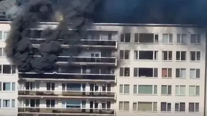 Belçika'da bir binada yangın! Çok sayıda ölü var