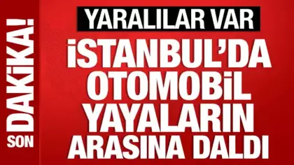 Beykoz’da otomobil yayaların arasına daldı: Sürücü ve 5 kişi yaralandı