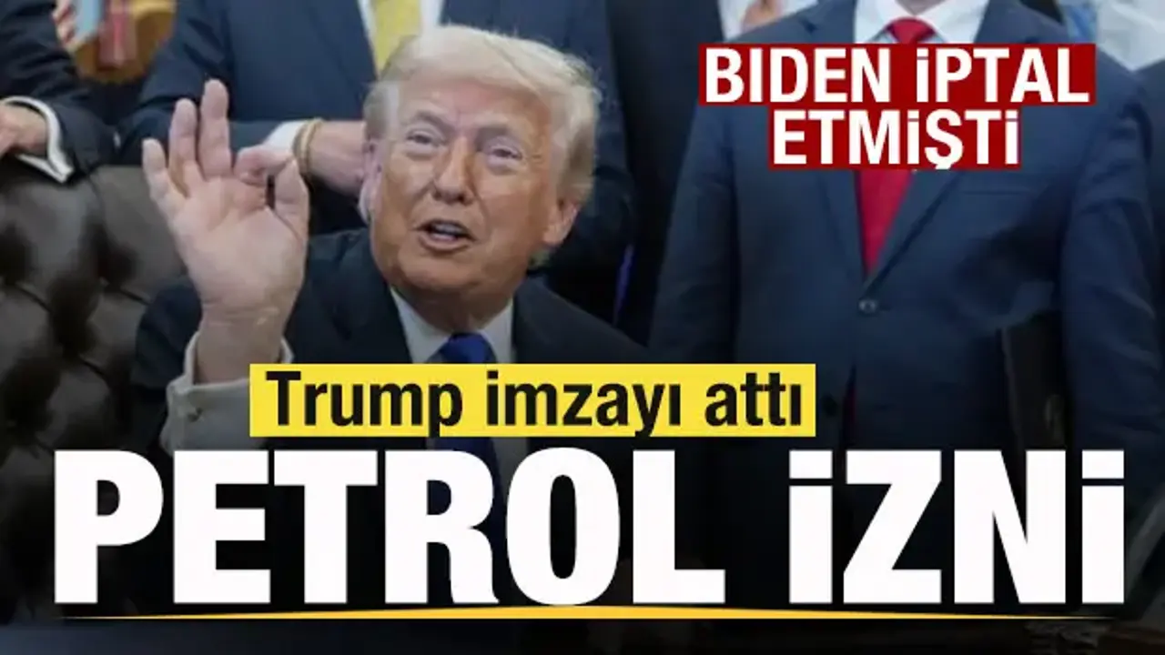 Biden iptal etmişti! Trump'tan petrol imzası