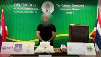 Bir Türk, Tayland'da 12 kilo uyuşturucuyla yakalandı