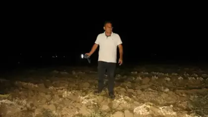 Bir yıllık emekleri için sabaha kadar tarlada bekliyorlar