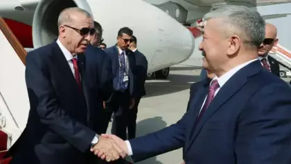 Bişkek’te tarihi buluşma! Erdoğan’a dikkat çeken karşılama