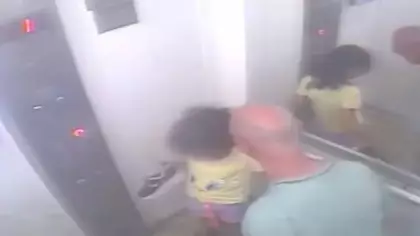 Brezilya'da asansörde altı yaşındaki kızına şiddet uygulayan avukat tutuklandı