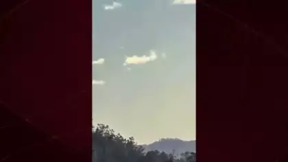 Brezilya'da sıcak hava balonunda yaşanan dehşet anları kameralara yansıdı