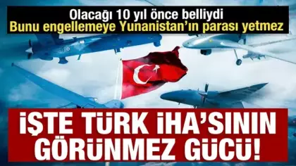 Bunu engellemeye Yunanistan'ın parası yetmez! İşte Türk İHA'sının görünmez gücü...