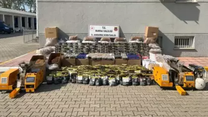 Bursa’da 3,2 milyon TL’lik kaçak tütün ve sigara ele geçirildi