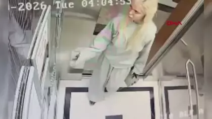 Çağla Öz'ün gözaltına alınmadan önce kaçmaya çalıştığı anlar ortaya çıktı