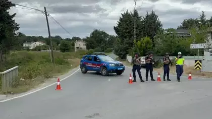 Çatalca'da kendini eve kapatan silahlı şahıs çevreye ateş açtı