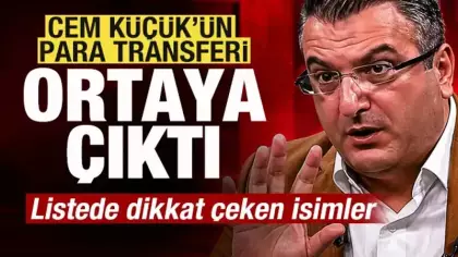 Cem Küçük'ün para trafiği ortaya çıktı! Listede dikkat çeken isimler