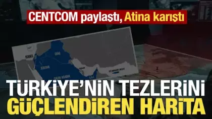 CENTCOM paylaştı, Atina karıştı: ABD haritasında dikkat çeken KKTC detayı