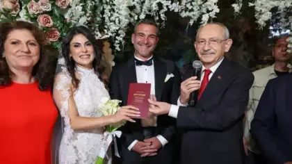 CHP lideri Kemal Kılıçdaroğlu nikah şahidi oldu