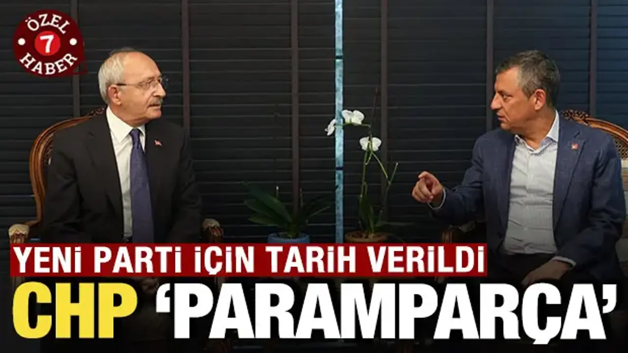 CHP 'paramparça': Yeni parti için tarih verildi