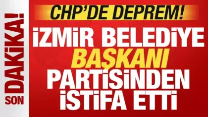 CHP'de deprem! İzmir Büyükşehir Belediye Başkanı Cemil Tugay partisinden istifa etti