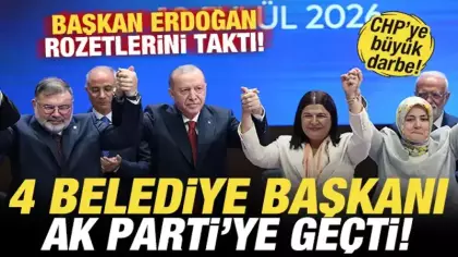 CHP'ye büyük darbe: 4 Belediye Başkanı AK Parti'ye katıldı!