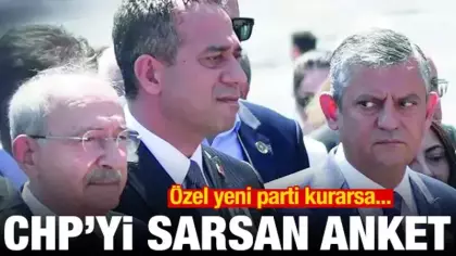 CHP'yi sarsan anket sonucu! Özgür Özel yeni parti kurarsa...