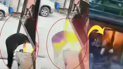 Çin'de gaz sızıntısını çakmakla kontrol eden kişi patlamaya neden oldu