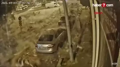 Çorlu'daki ölümcül patlamada facianın eşiğinden dönüldüğü anlar kamerada