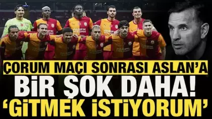 Çorum FK maçı sonrası Galatasaray'a bir şok daha! Yıldız oyuncu ayrılık kararını bildirdi