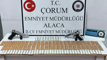 Çorum’da 756 adet sentetik ecza hapı ele geçirildi: 1 tutuklama