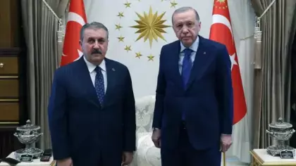 Cumhurbaşkanı Erdoğan, BBP Genel Başkanı Destici'yi kabul etti