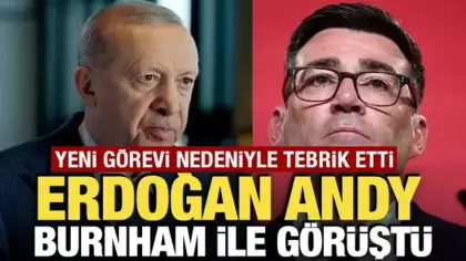 Cumhurbaşkanı Erdoğan Birleşik Krallık Başbakanı Burnham ile görüştü