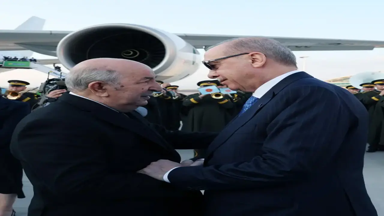 Cumhurbaşkanı Erdoğan, Cezayir Cumhurbaşkanı Tebbun'u karşıladı