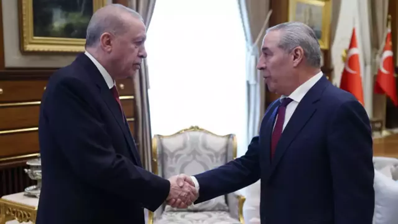 Cumhurbaşkanı Erdoğan, Filistin Devlet Başkan Yardımcısı Hüseyin eş-Şeyh'i kabul etti