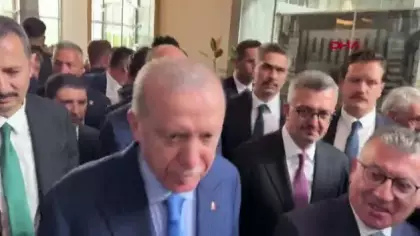Cumhurbaşkanı Erdoğan ile kadın gazeteci arasında “Evli misin” diyalogu